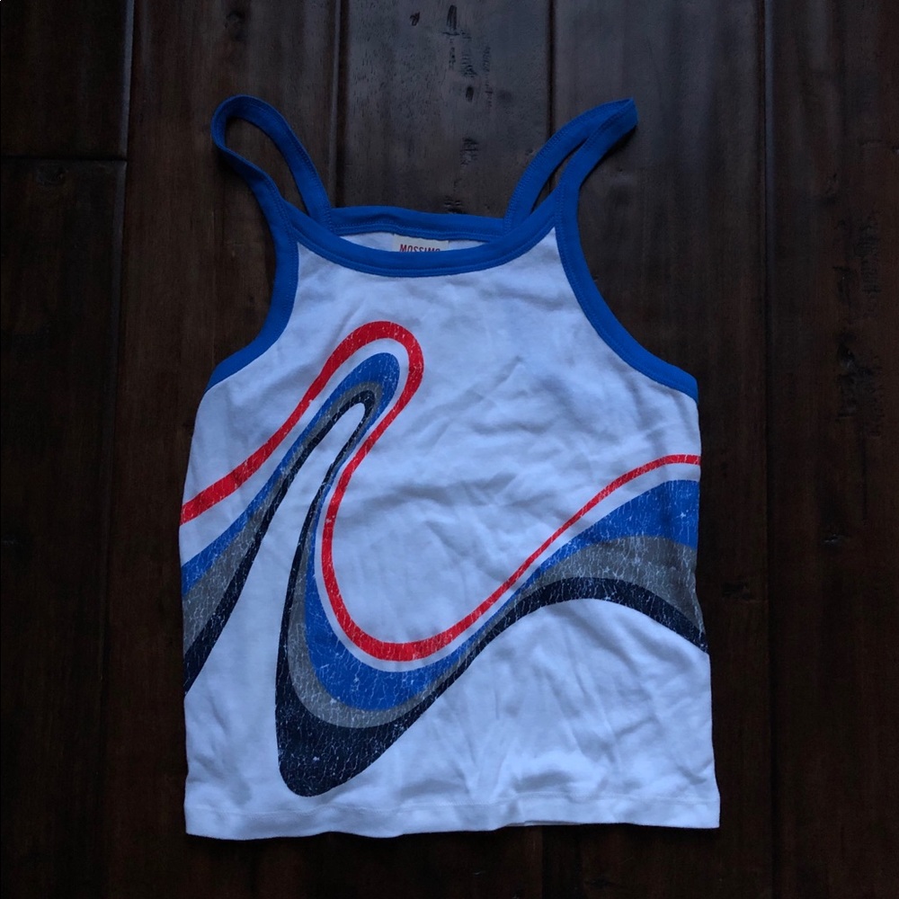 Mossimo Supply Co. crop top with design